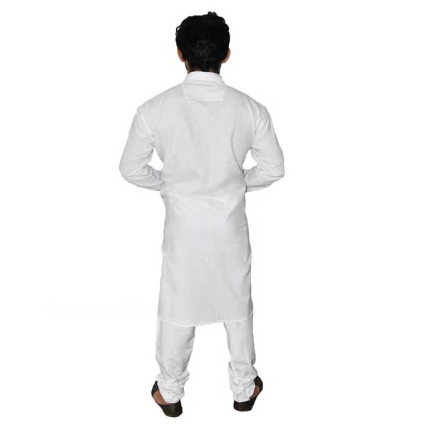 White khadi Long kurta