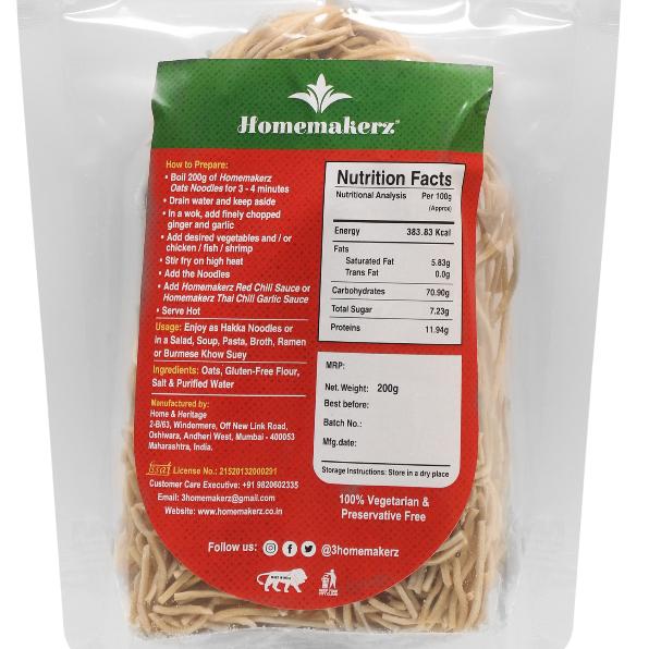 Homemakerz Oats Millet Noodles