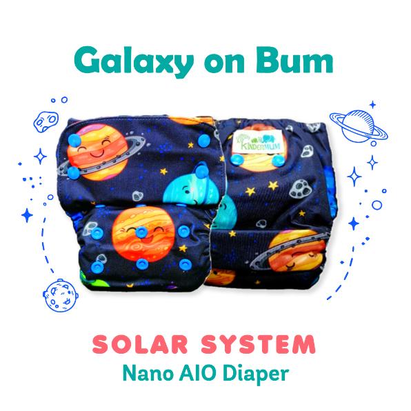 Solar System –Nano AIO with 2 organic cotton inserts