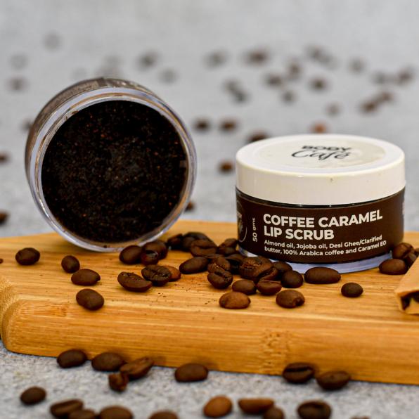 BodyCafé Coffee Caramel Lip Scrub