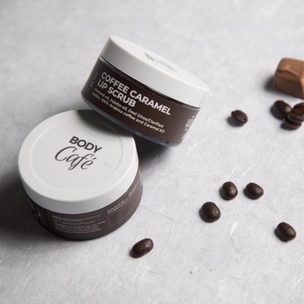 BodyCafé Coffee Caramel Lip Scrub