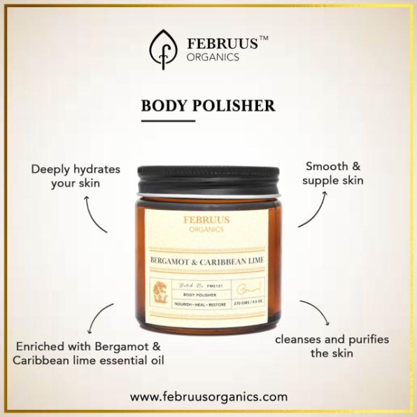 BODY POLISHER - BERGAMOT & CARIBBEAN LIME