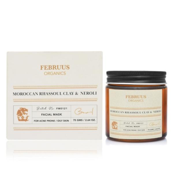 FACIAL PACK - MOROCCAN RHASSOUL CLAY & NEROLI