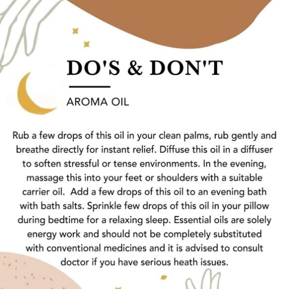 AROMATHERAPY OIL - CALM