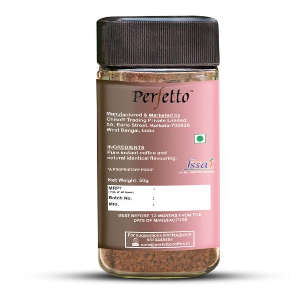 PERFETTO BERRY FLAVOURED INSTANT COFFEE 50G JAR