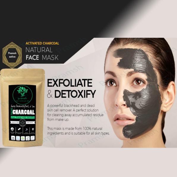 Premium Quality Activated Charcoal Powder 100g-For Acne, Oil & Pollution Control