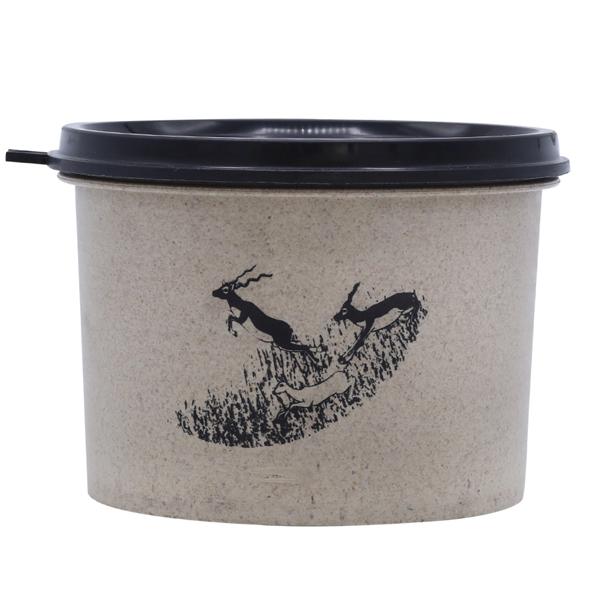 KSAMAH Eco-Friendly Rice Husk Lid Bowl 550 ml