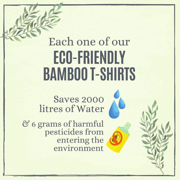 KSAMAH Eco-Friendly Women Bamboo T-Shirt