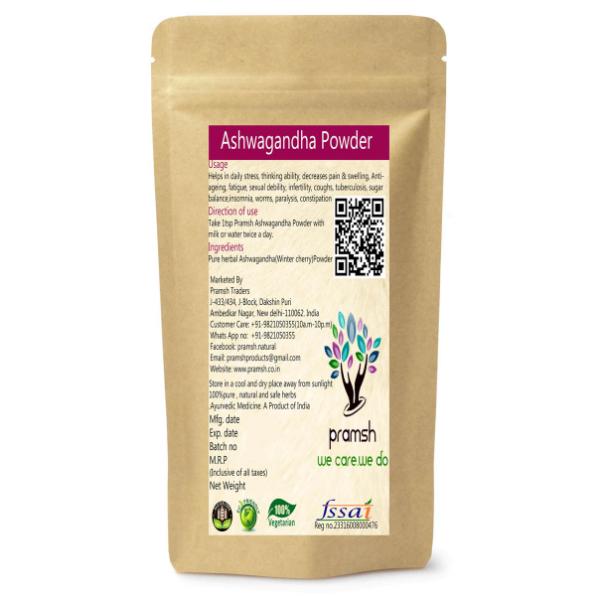 Pramsh Premium Quality Ashwagandha Root Powder