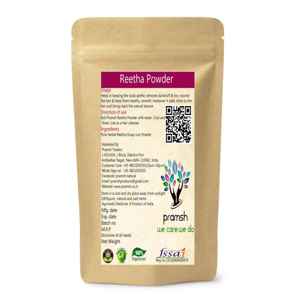 Pramsh Premium Quality Reetha (Soap nut) Powder