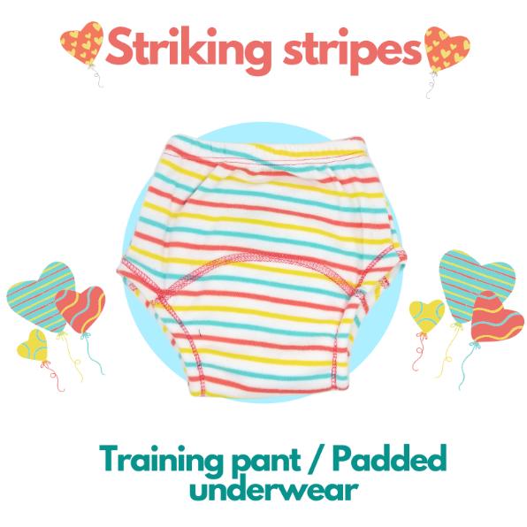 Kindermum Sailing Stripes Pink combo of 2 Training Pants