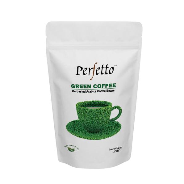 Perfetto Green Coffee Beans Arabica Cherry AAA 250g Pouch