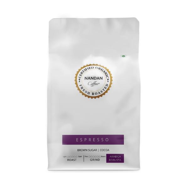 Nandan Espresso Organic Coffee Beans 250 gms