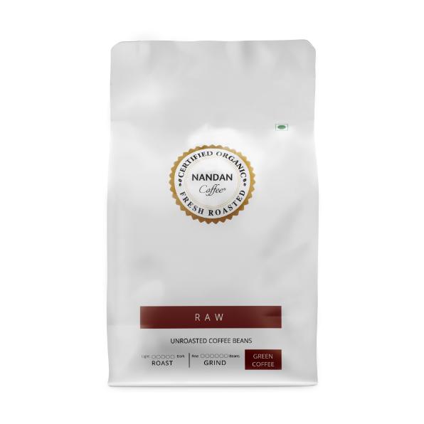 Nandan Raw Organic Green Coffee Beans 250gm