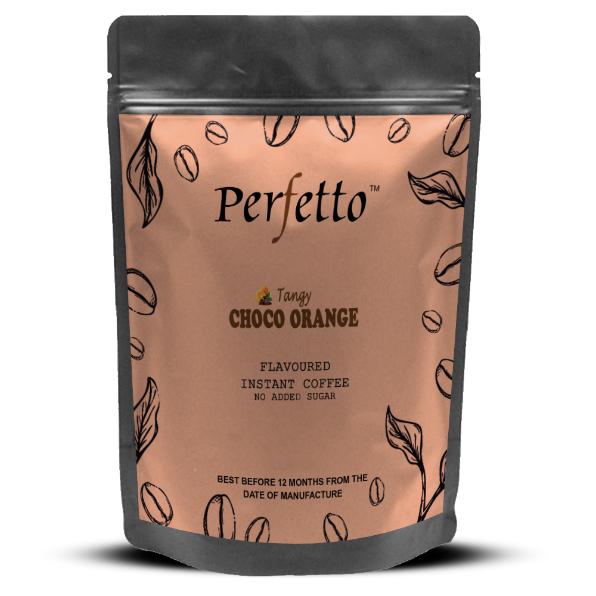 Perfetto Choco Orange Flavoured Instant Coffee 50g Pouch