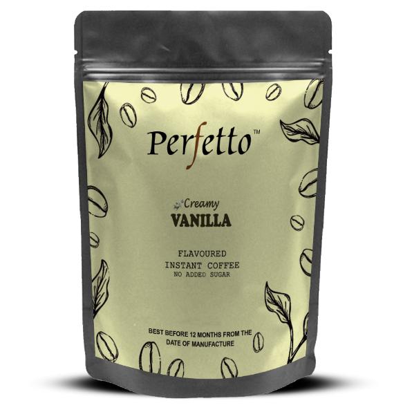 Perfetto Vanilla Flavoured Instant Coffee 50g Pouch