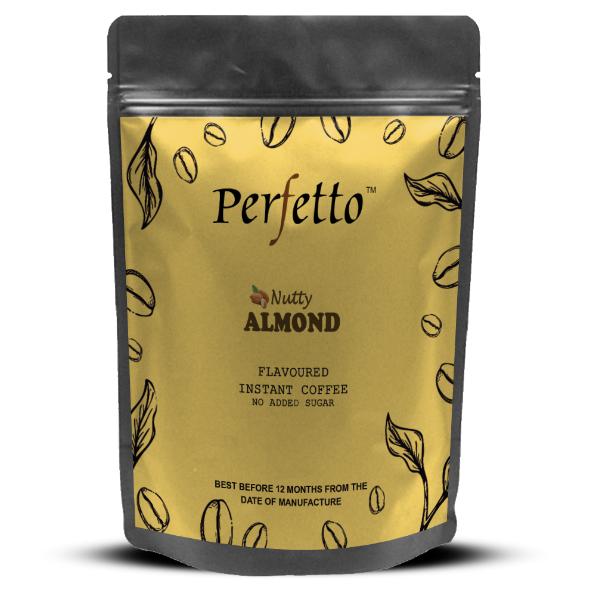 Perfetto Almond Flavoured Instant Coffee 50g Pouch