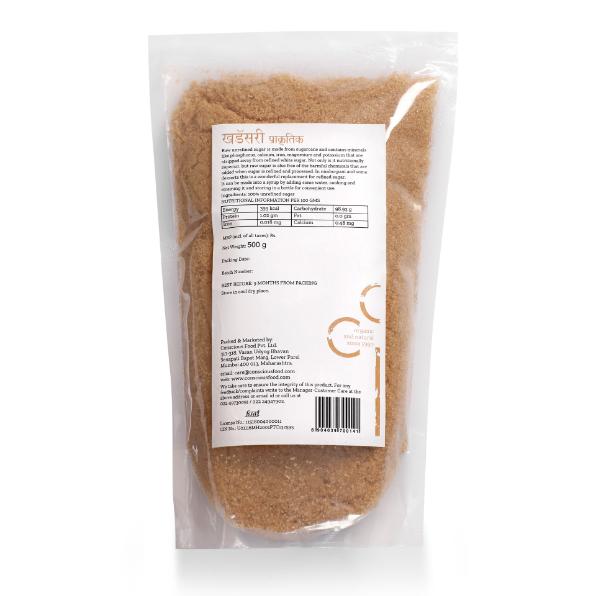 Conscious Food Natural Raw Sugar - 500gm