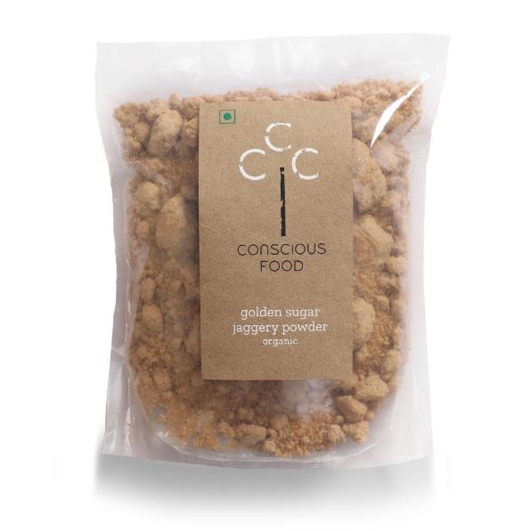 Conscious Food Organic Golden Sugar (Jaggery Powder) 500gm