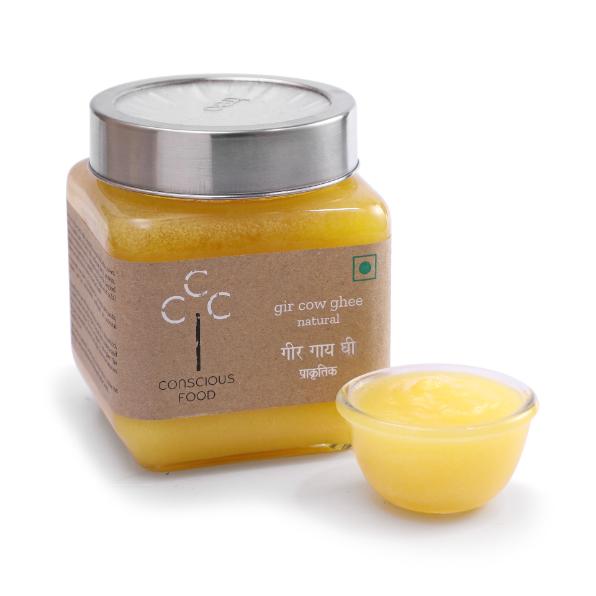 Conscious Food Natural Gir Cow Ghee - 500ml