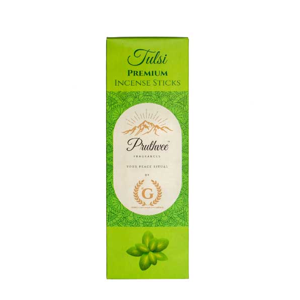 Tulsi Premium Pruthvee Fragrance Incense Sticks (Pack of 6)