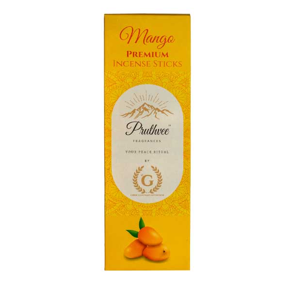 Mango Premium Pruthvee Fragrance Incense Sticks (Pack of 6)