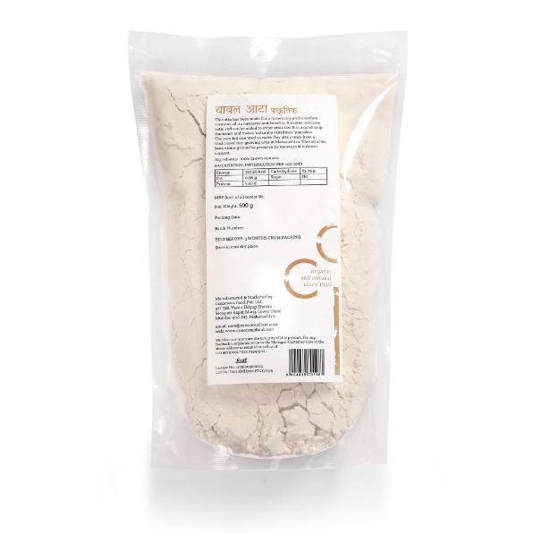 Conscious Food Natural Brown Rice Flour - 500gm