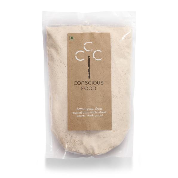 Conscious Food Natural Seven Grain Flour - 500gm