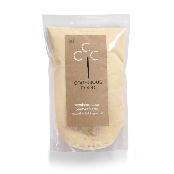 Conscious Food Organic Soyabean Flour - 500gm