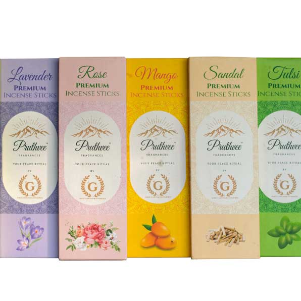 Mango Premium Pruthvee Fragrance Incense Sticks (Pack of 6)