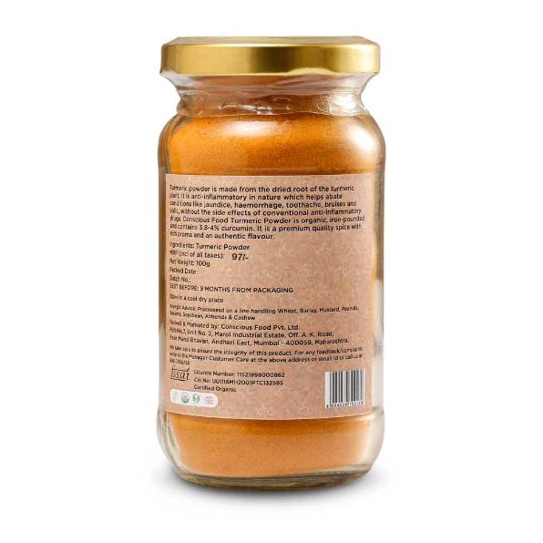 Conscious Food organic Turmeric Powder 100g