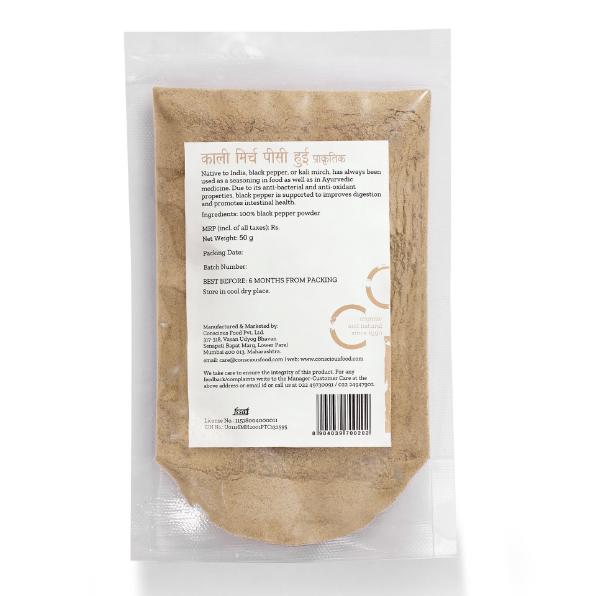 Conscious Food organic Black Pepper Powder 50g