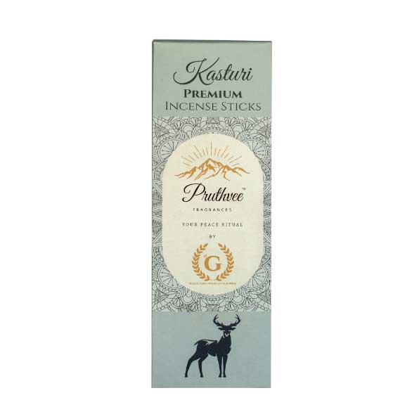 Arabic Kasturi Luxury Pruthvee Fragrance Incense Sticks (Pack of 6)