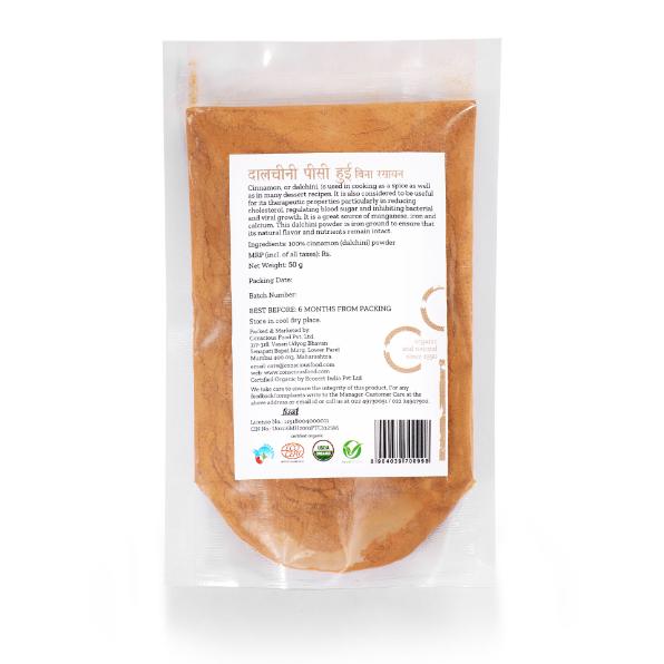 Conscious Food Organic Cinnamon Powder 50g 