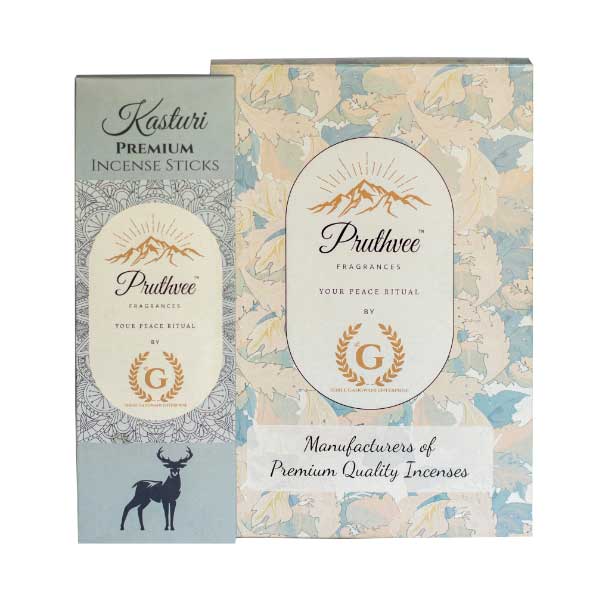 Arabic Kasturi Luxury Pruthvee Fragrance Incense Sticks (Pack of 6)