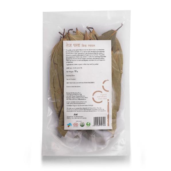 Conscious Food Organic Indian Bay Leaf (Tej Patta) 10g