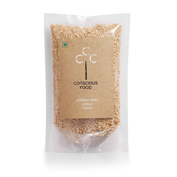 Conscious Food Organic Sesame Seeds (White) 100g