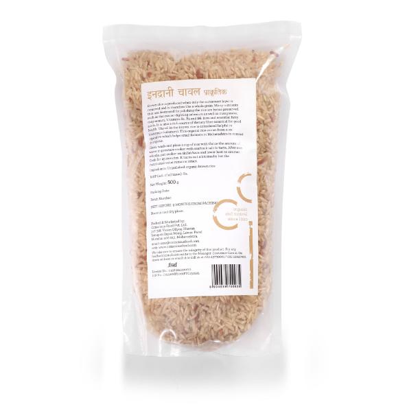 Conscious Food Organic Brown Rice (Indrani) 500g 