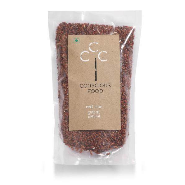 Conscious Food Natural Red Rice (Patni) 500g 