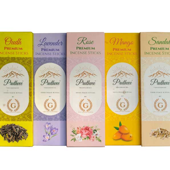 Arabic Oudh Luxury Pruthvee Fragrance Incense Sticks (Pack of 6)