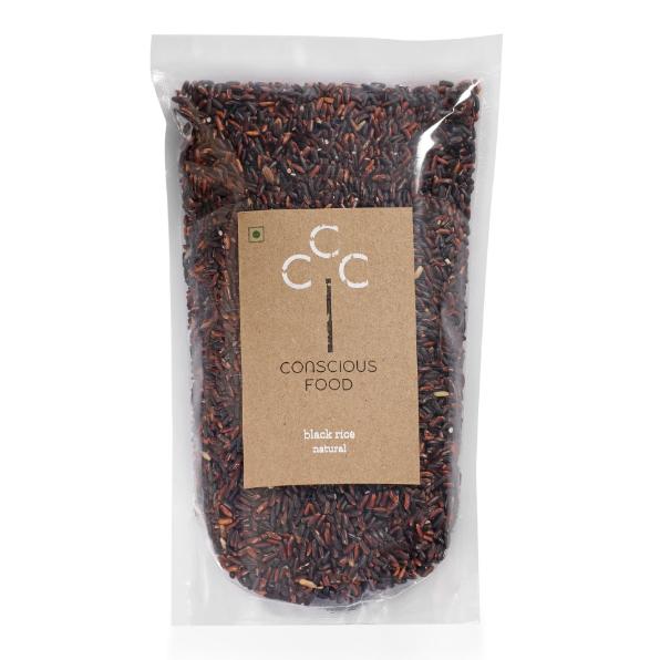 Conscious Food Natural Black Rice 500g 