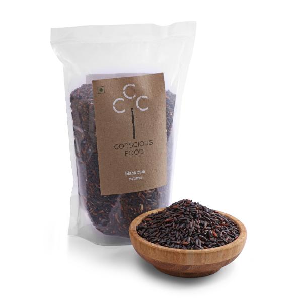 Conscious Food Natural Black Rice 500g 