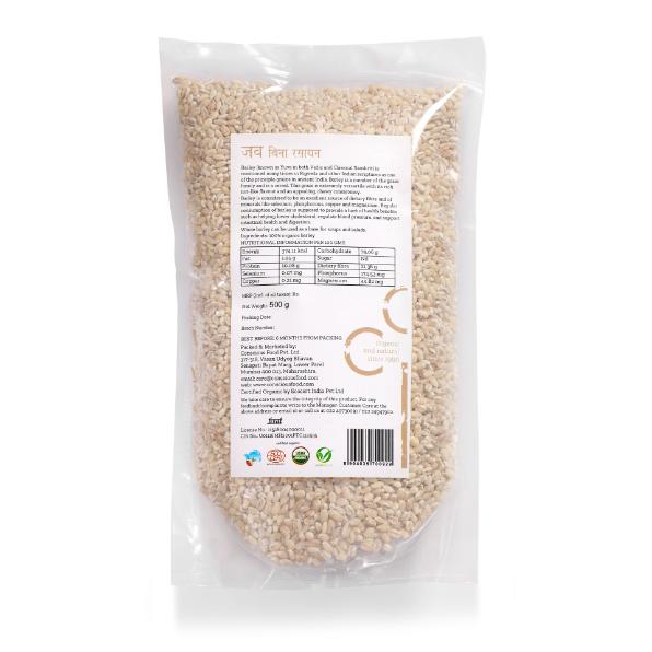 Conscious Food Organic Barley 500g