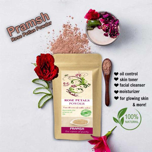 Pramsh Premium Quality Rose Petals Powder