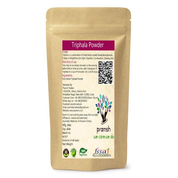 Pramsh Premium Quality Triphala Herbal Powder