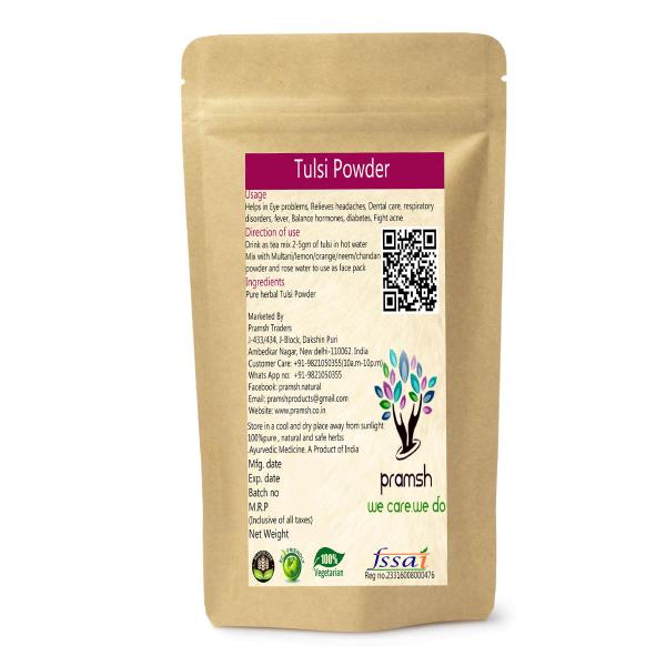 Pramsh Premium Quality Tulsi Leaf Powder