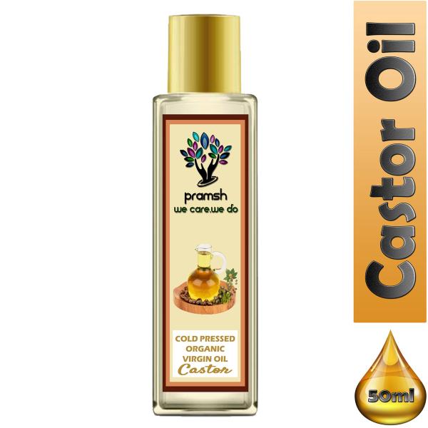 Pramsh Cold Pressed Organic Virgin Castor Oil Hair Oil