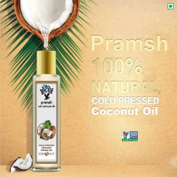 Pramsh Cold Pressed Organic Virgin Coconut Oil Hair Oil