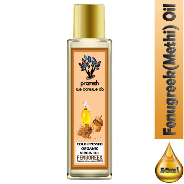 Pramsh Cold Pressed Organic Virgin Fenugreek (Methi) Oil Hair Oil 