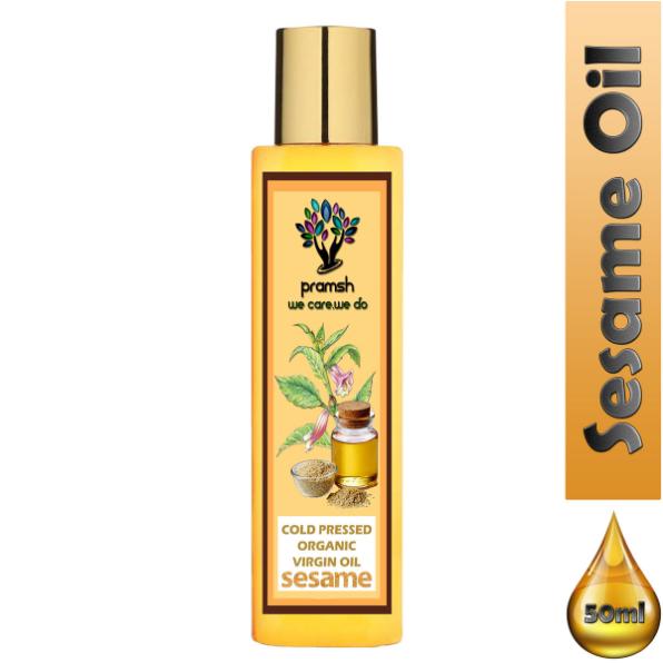 Pramsh Cold Pressed Organic Virgin Sesame Oil Hair Oil